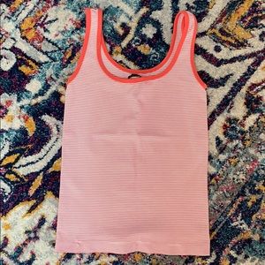 Theory Len Tubular stripe tank